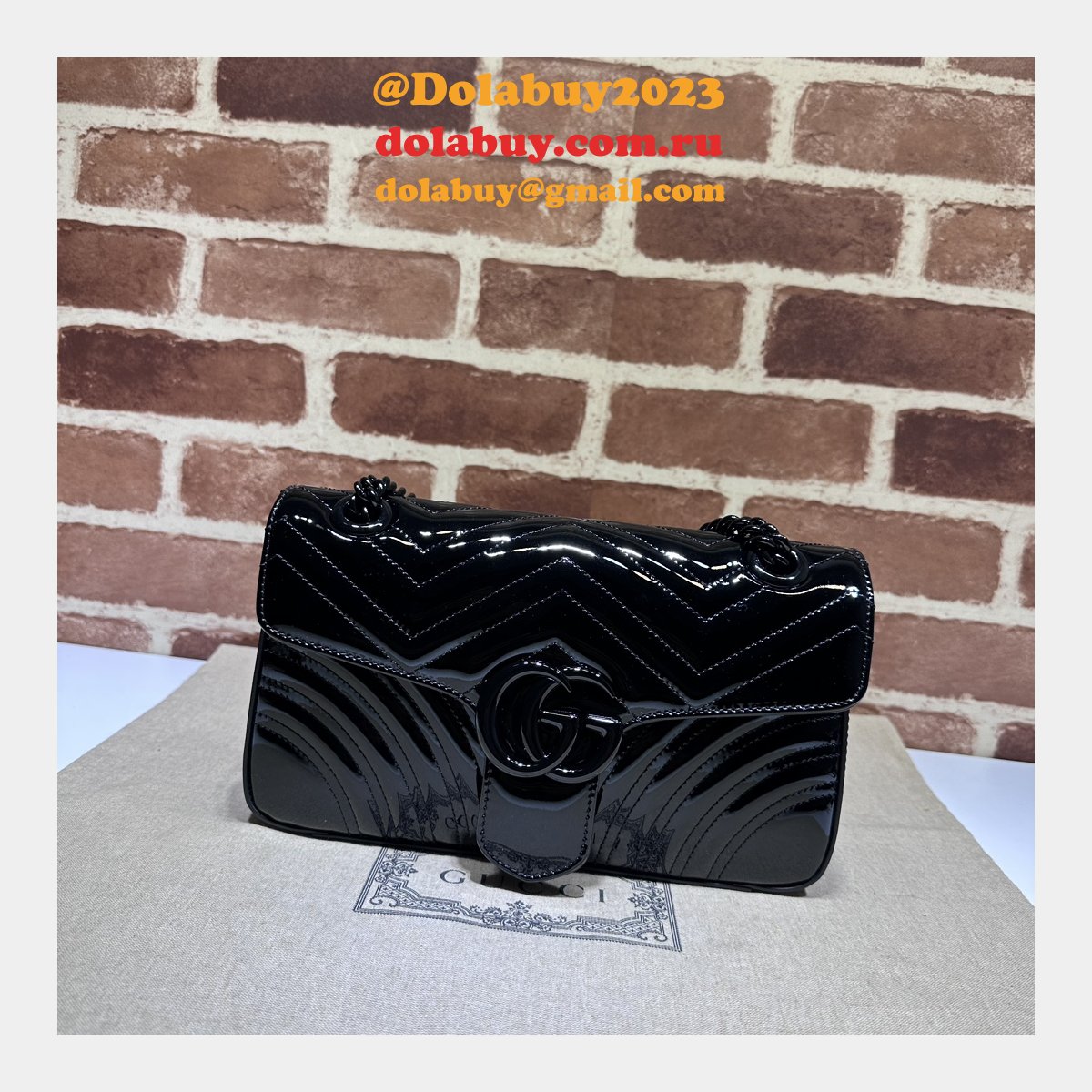 GG Marmont Gucci Replica 443497 Shoulder Matelassé Bag
