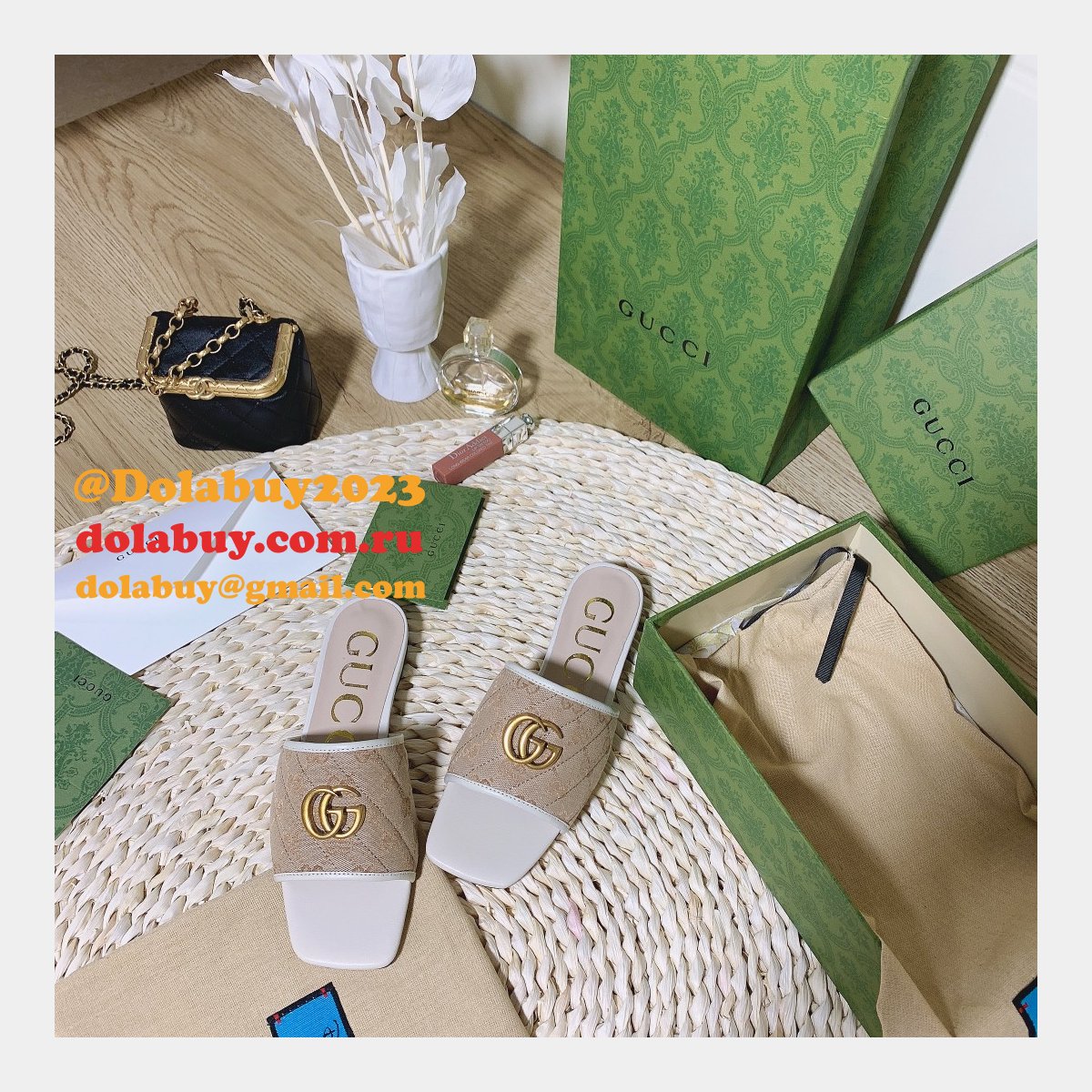 Luxury AAA+ Gucci Replica Calfskin shoes online