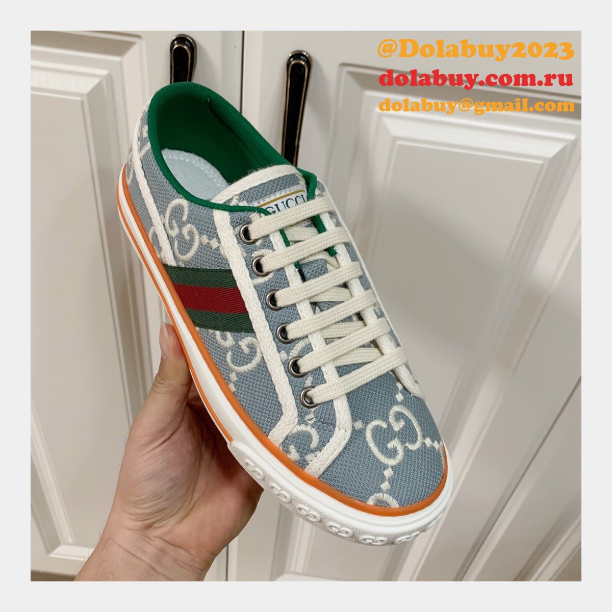 Duplicate Men/Women Best 1977 Gucci Replica High Quality Canvas Shoes