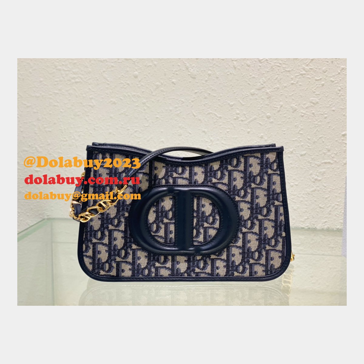 1:1 Replica Dior CD Signature Hobo Winter Wave2 #9211 Bag