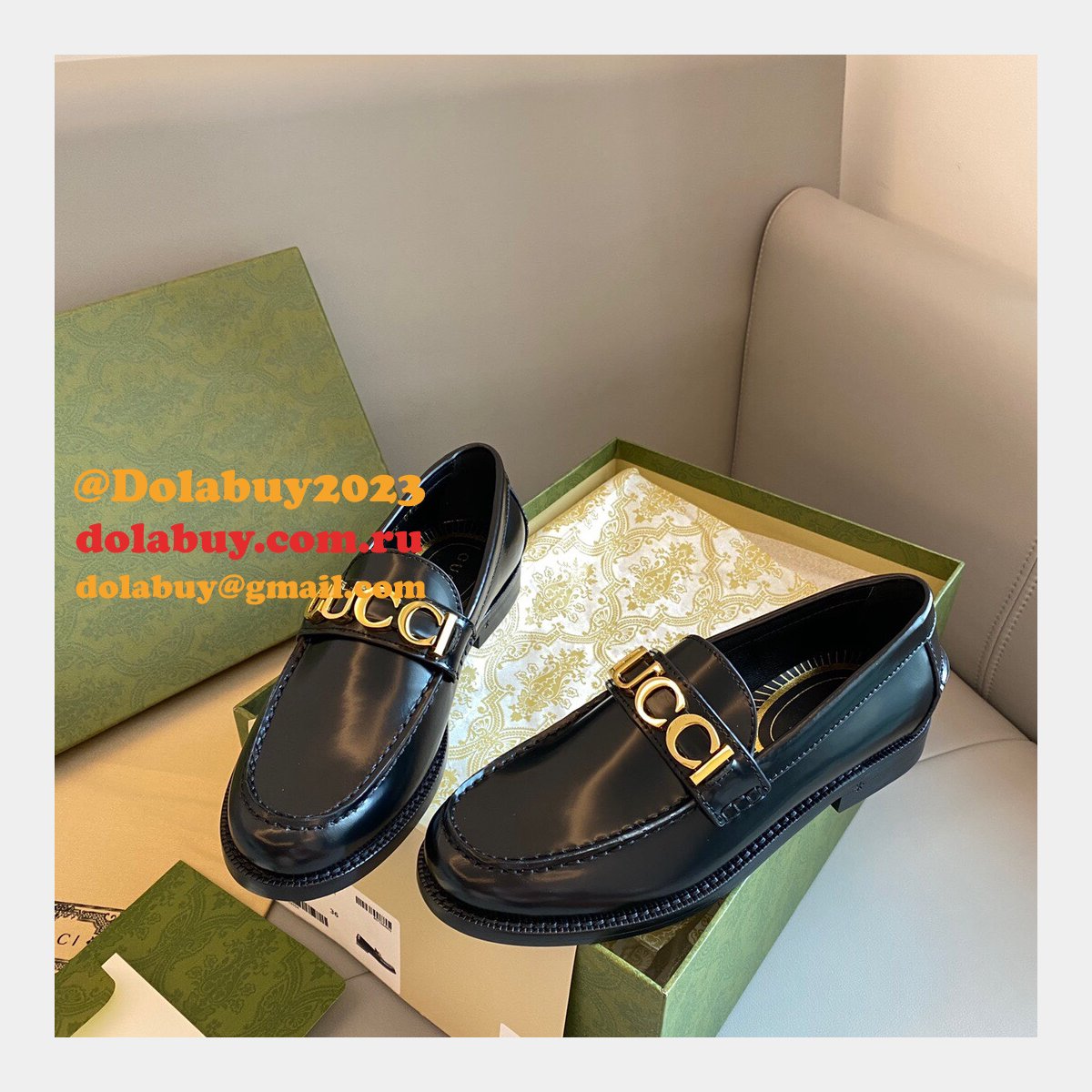 Luxury Gucci New Top Quality Loafers Replica Shoes