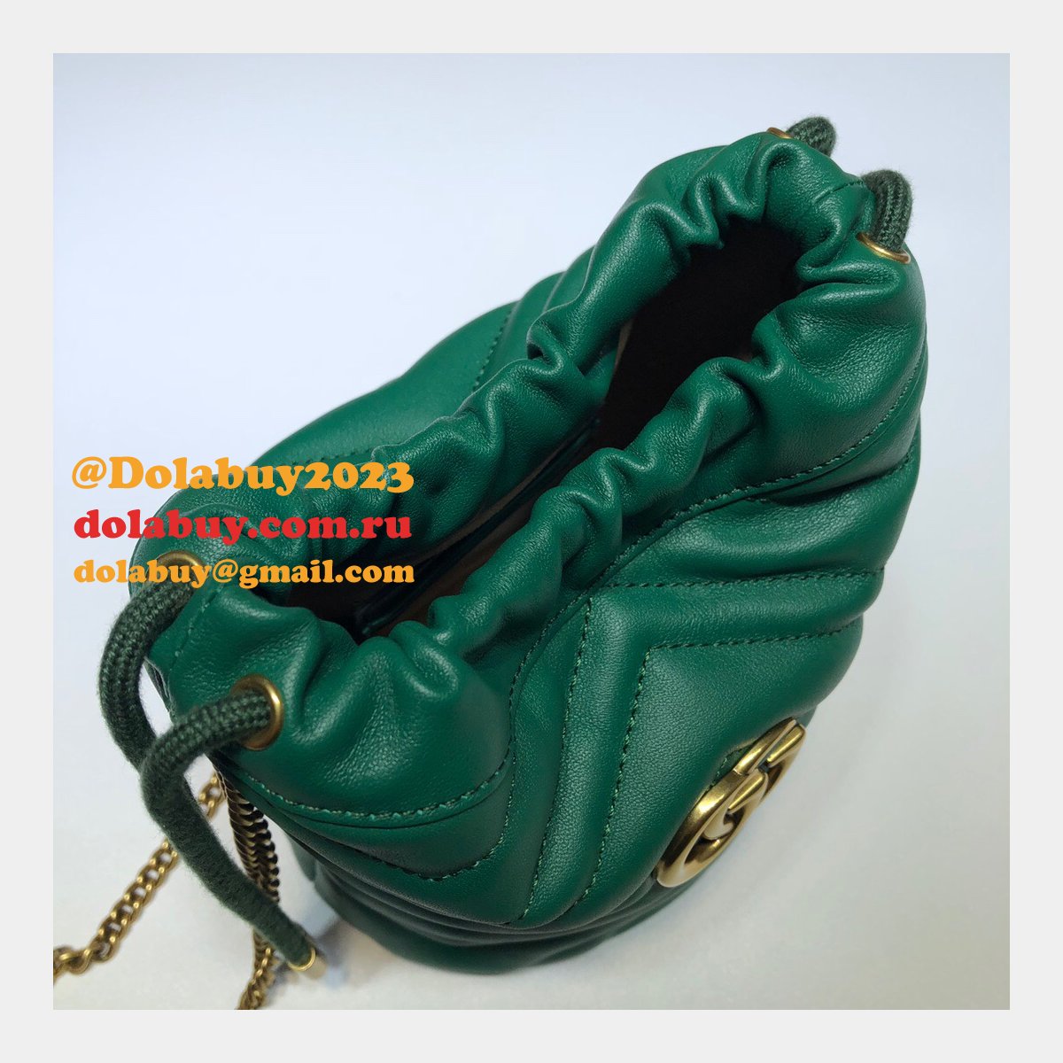 Gucci Replica 7 Star GG Marmont mini bucket 575163 bag