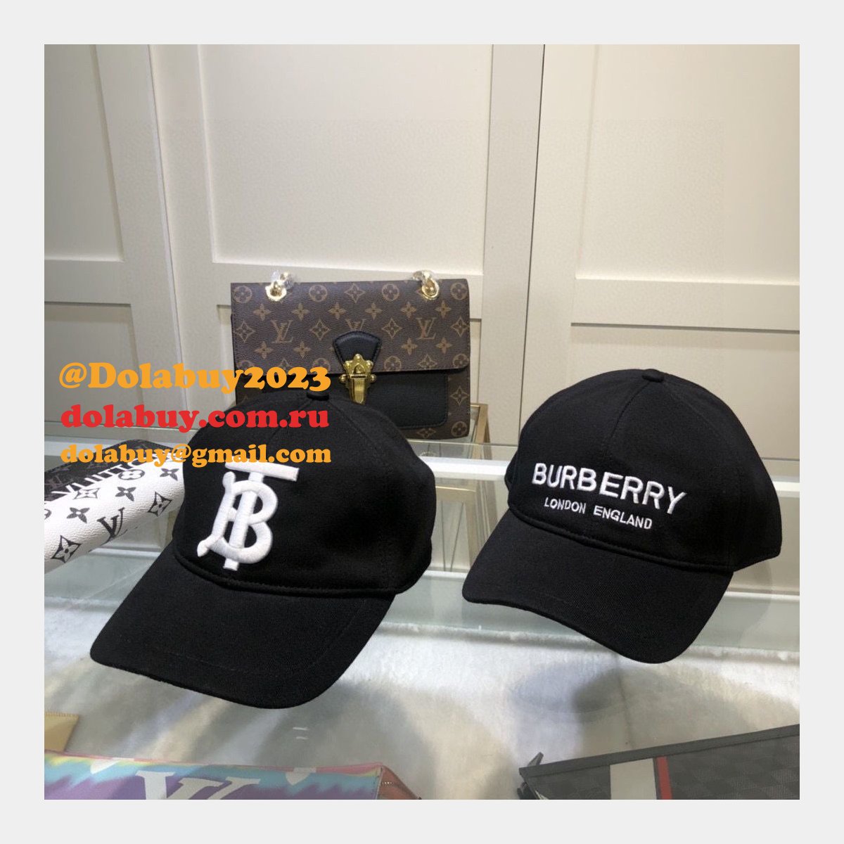 Fake Burberry Hats Replica Black Sales Online