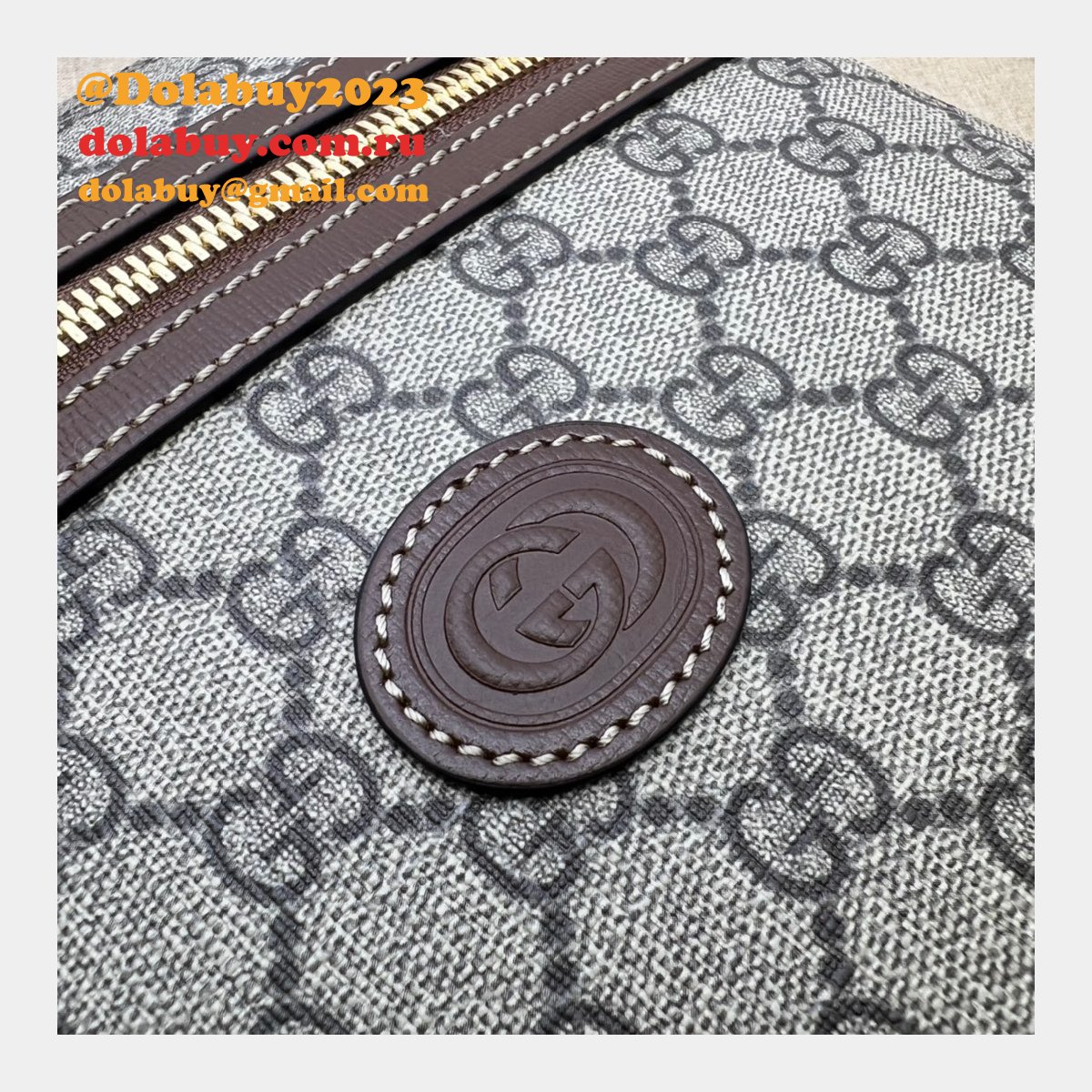 Designer Gucci Luxury Replica 681021 GG Supreme messenger bag