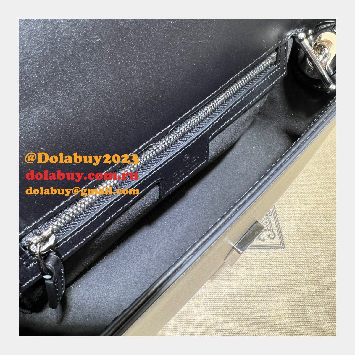Petite GG Gucci 1:1 Mirror Shoulder 739722 Crossbody Fake Bag