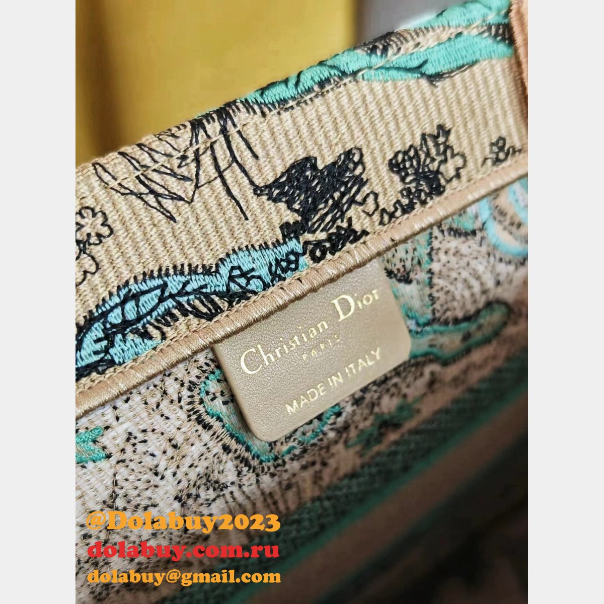 Top Quality Christian Dior Paris  Reverse book Tote