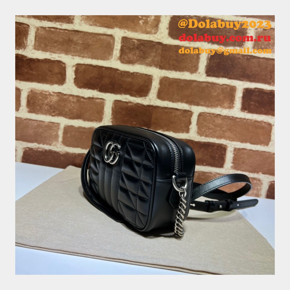 Lovely Gucci Designer Replica GG Marmont mini shoulder 634936 bag