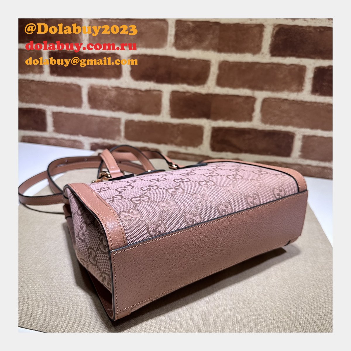 Ophidia Tote Gucci Replica 547551 GG Supreme 1:1 Mirror Bag