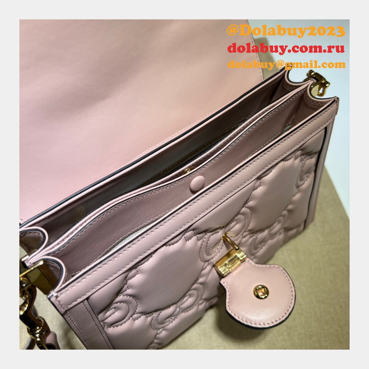 Gucci Fashion Copy 736877 Matelasse GG Top Handle Bag