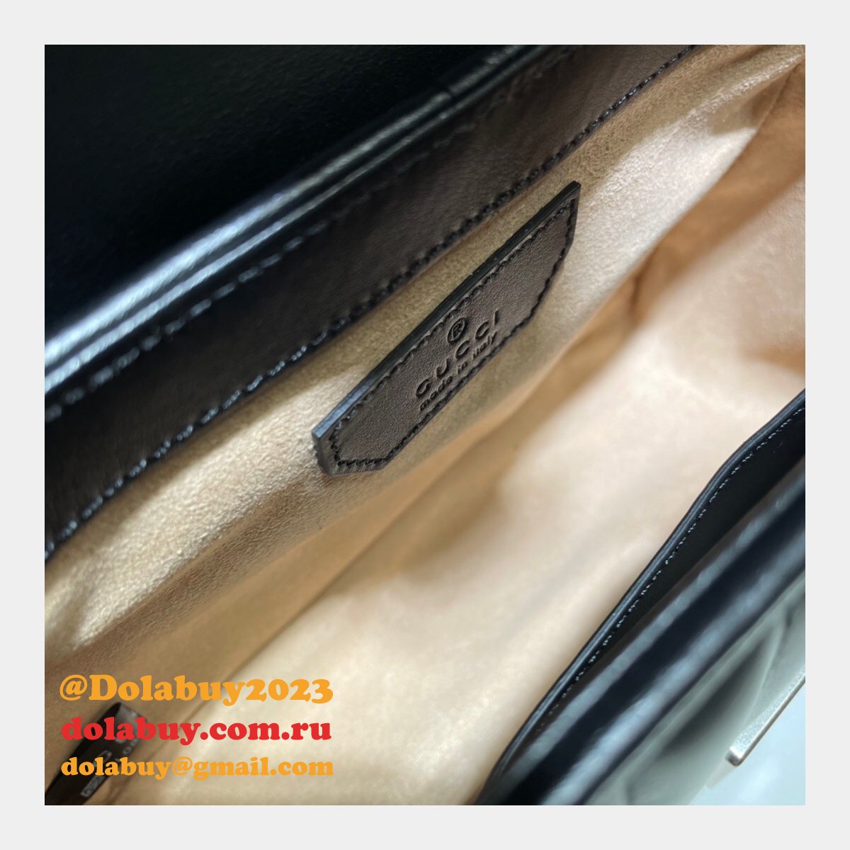 Gucci Best Quality GG Marmont Mini Top Handle 583571 Bag