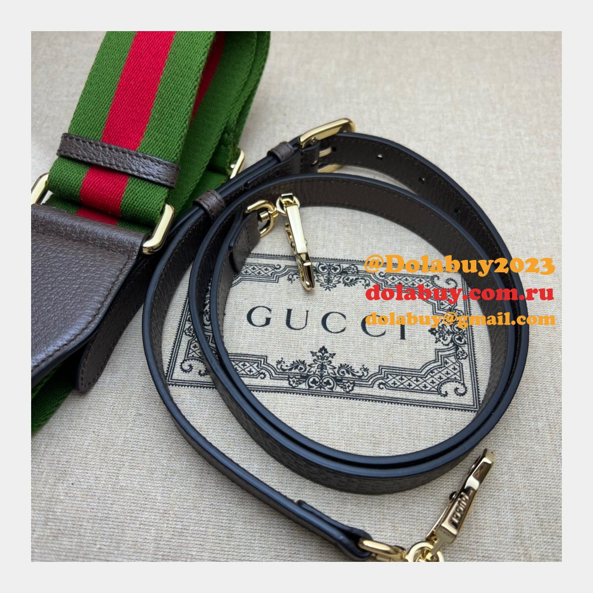 Gucci high quality replica 658574 Horsebit 1955 jumbo handbags