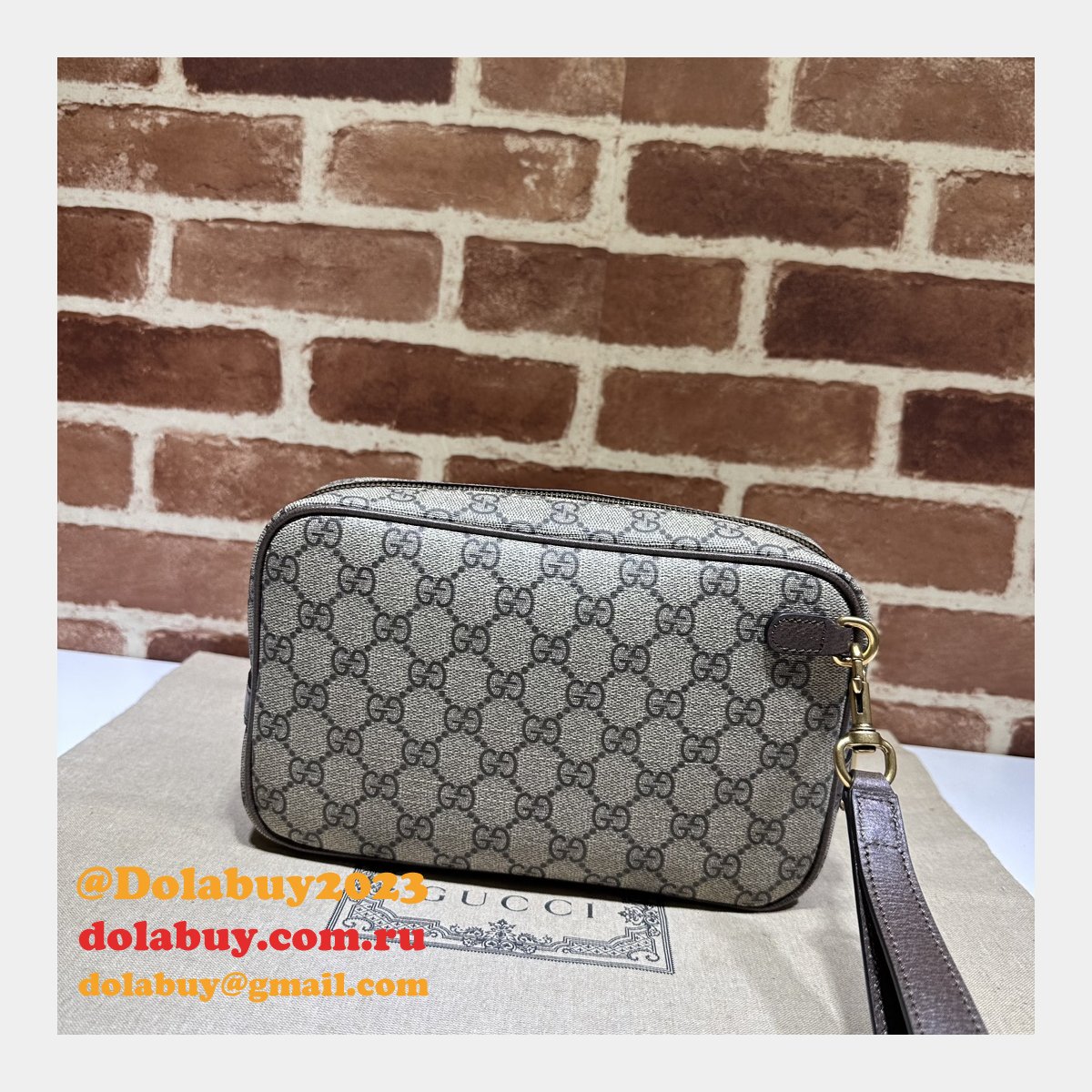 Wearable Wallets Fashion Gucci Replica Ophidia GG Pouch 760245 Bag