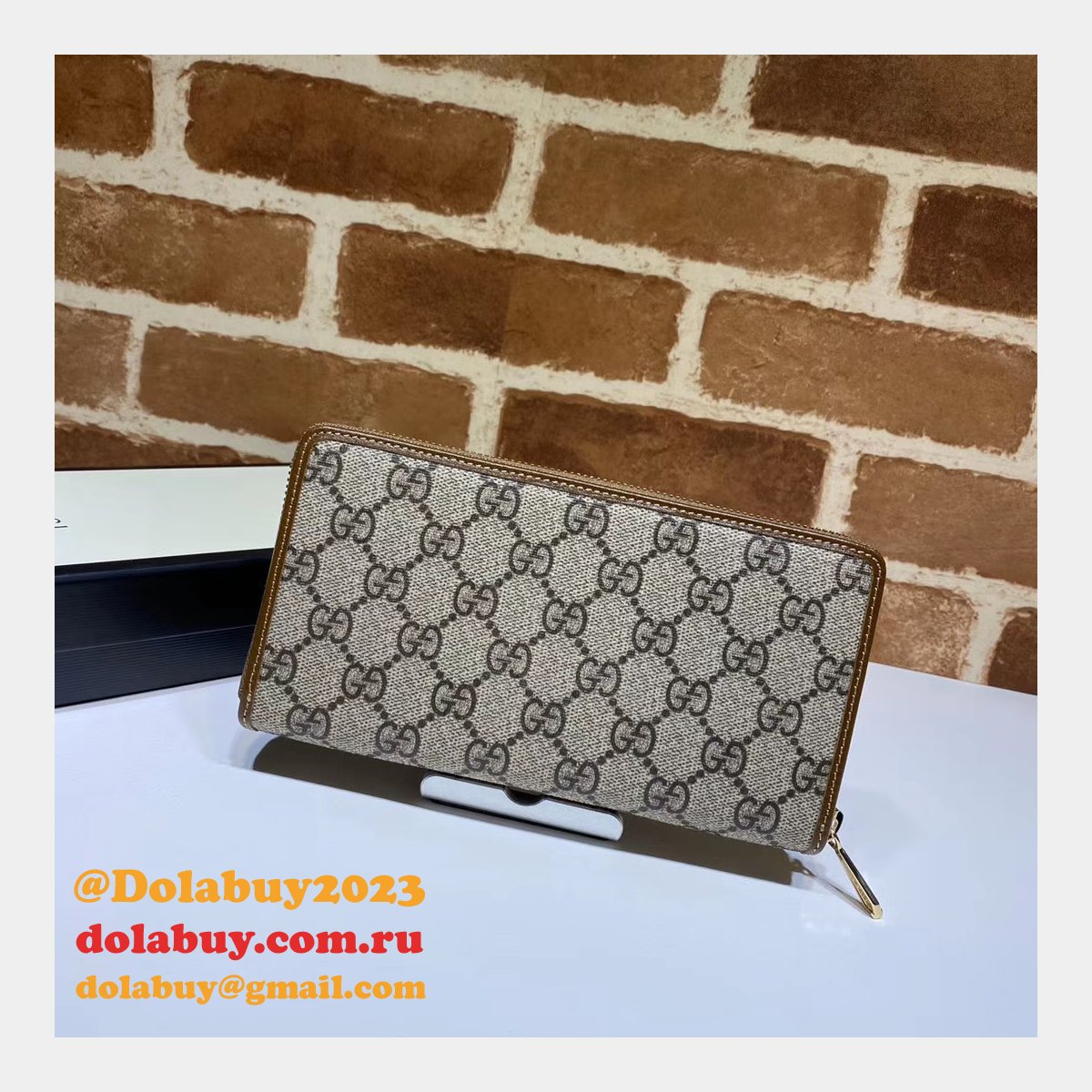 Best Gucci Replica 621889  1955 Horsebit zip around wallet
