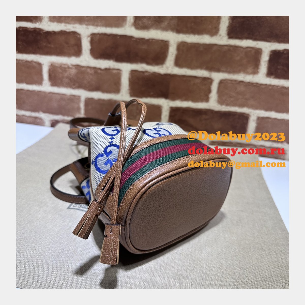 Ophidia Gucci Replica Bucket GG Supreme 550620 Knockoff Bag