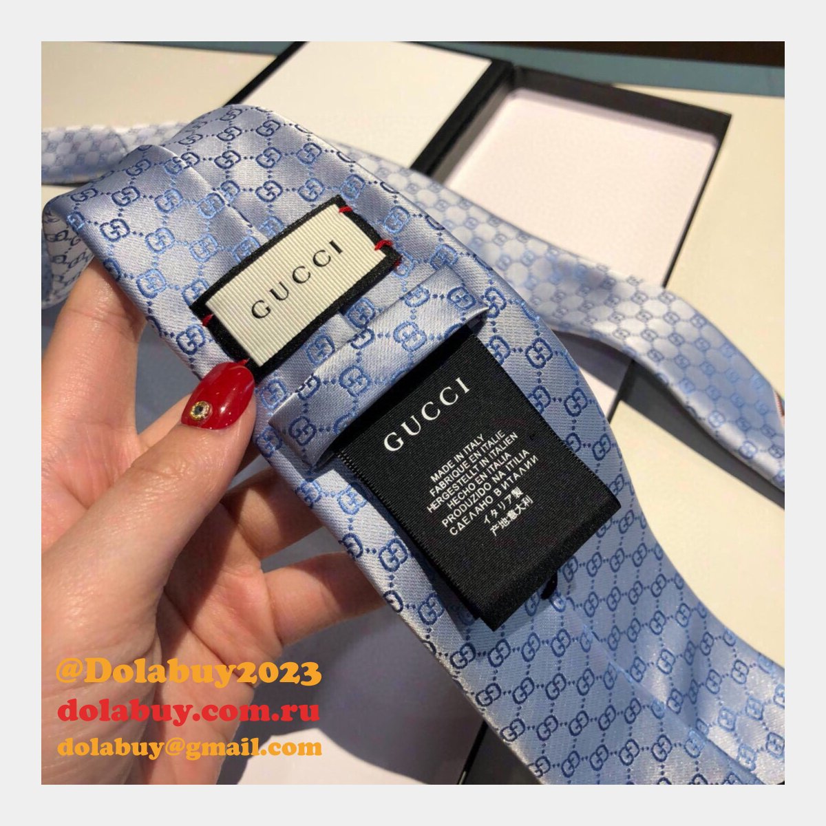 Replica Gucci Ties for Men Round neck