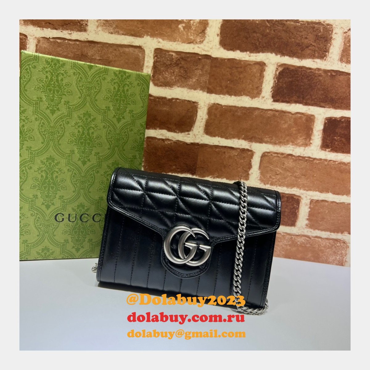 Wholesale Gucci UK 474575 GG Marmont matelassé mini bag