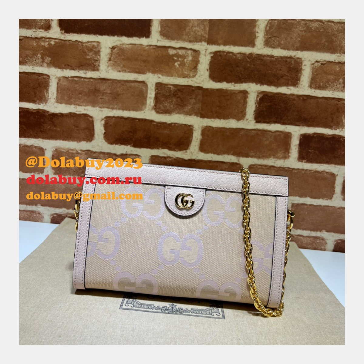 Gucci Best Ophidia 503877 Jumbo GG Fake Shoulder Bag