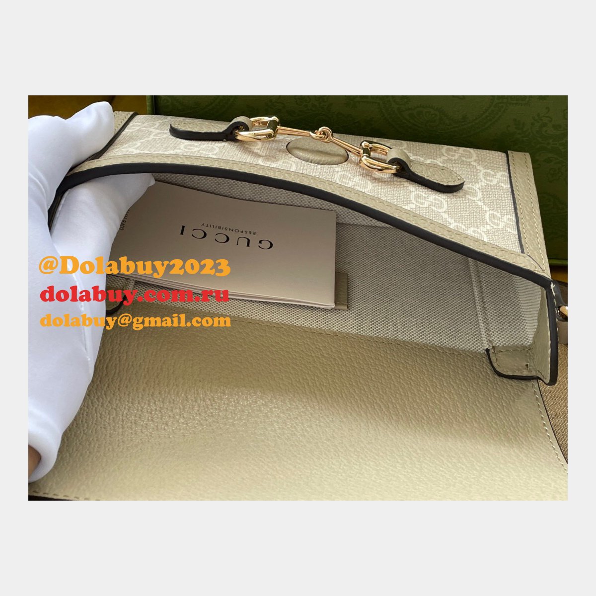Gucci Designer Replica Horsebit 1955 Crossbody 699296 bag