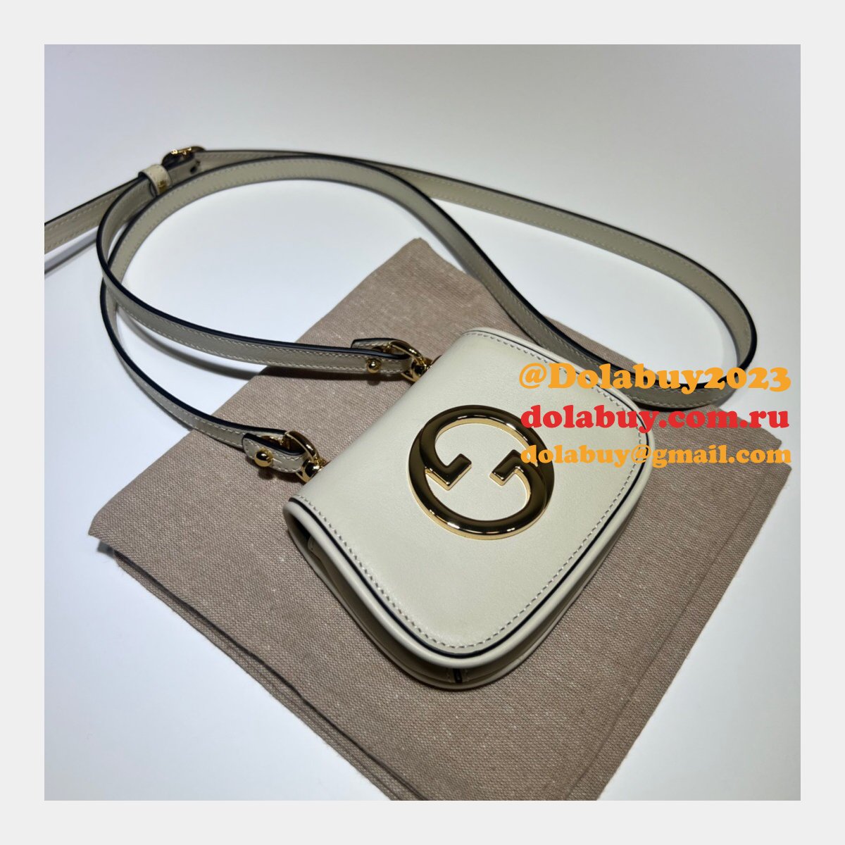 Designer Gucci High Quality 698635 Blondie Card Case Wallet