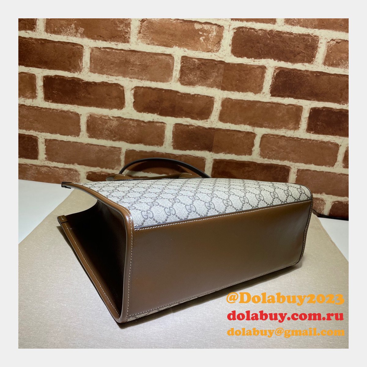Replica Gucci Beige GG small tote 659983 bag