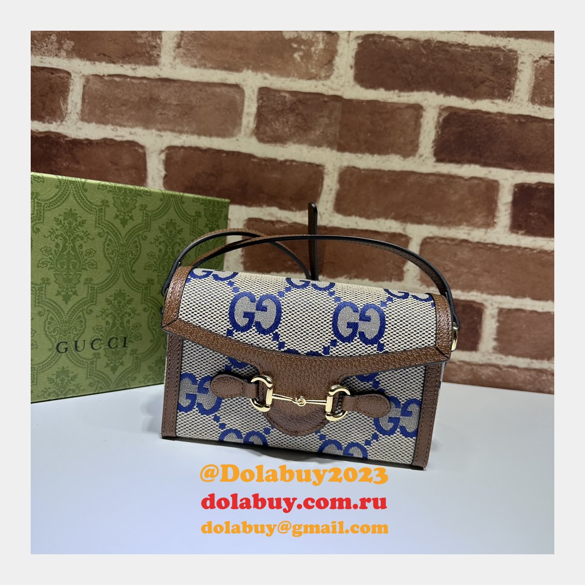 Horsebit Gucci 1955 1:1 Mirror Messenger Crossbody Best Bags