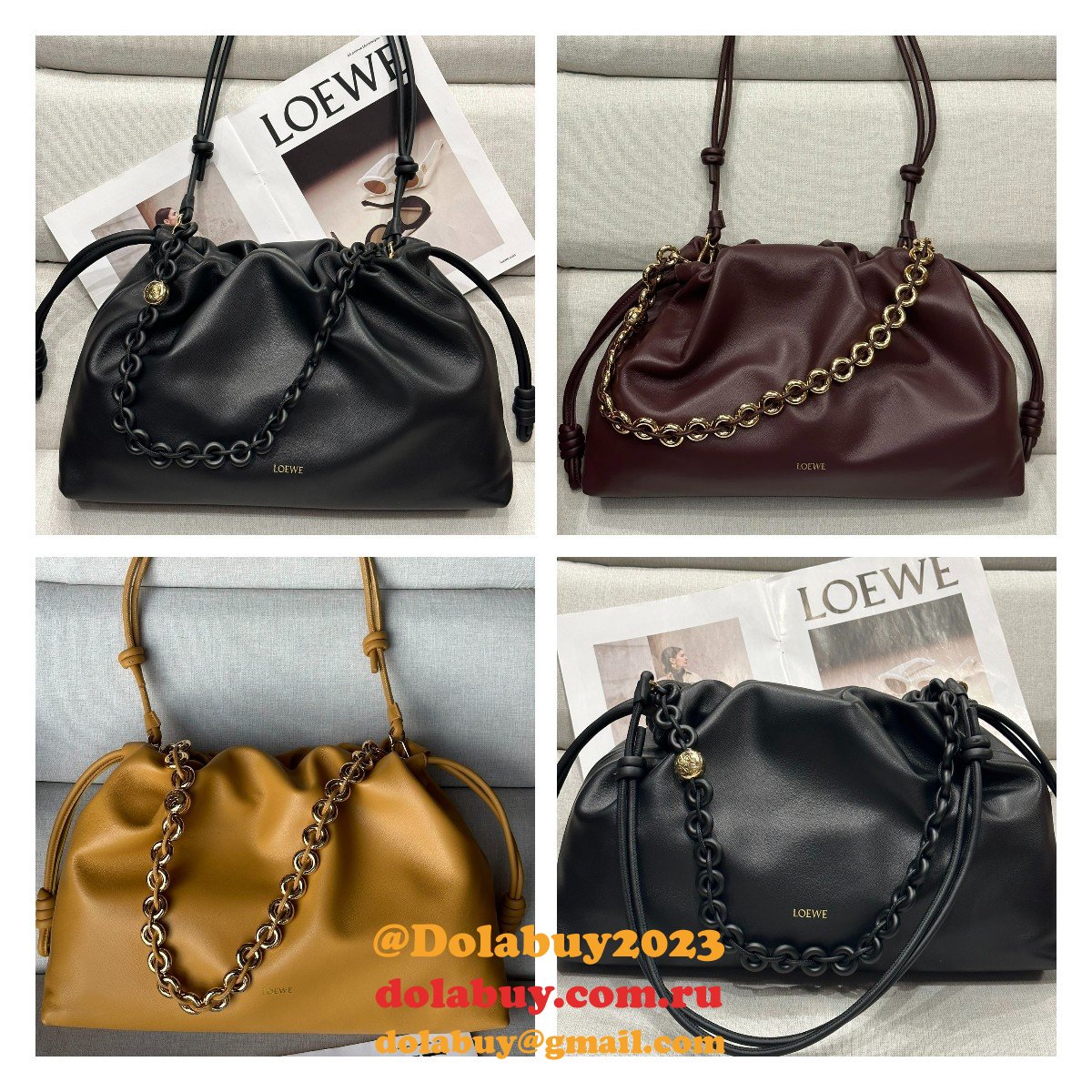Top Quality Large Flamenco Purse In Mellow Nappa Lambskin