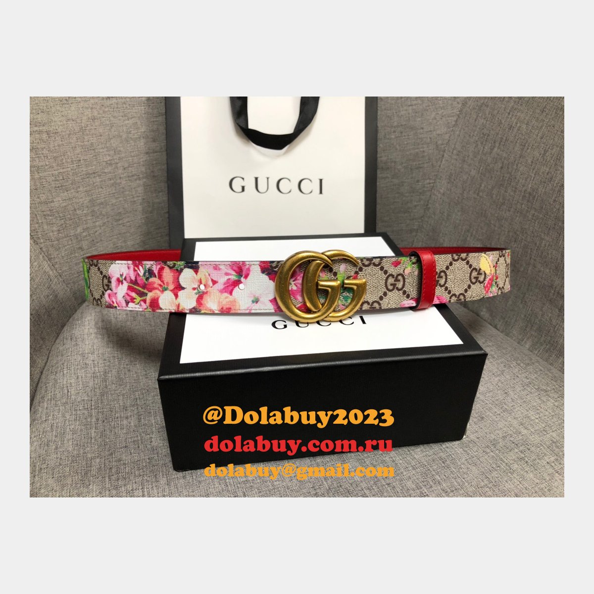 Gucci Belt With Double G Buckle 35mm Best