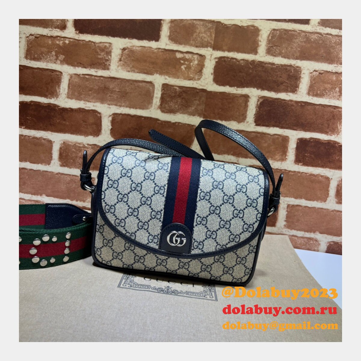 Designer Fake Ophidia Gucci 722117 Shoulder Bags Store