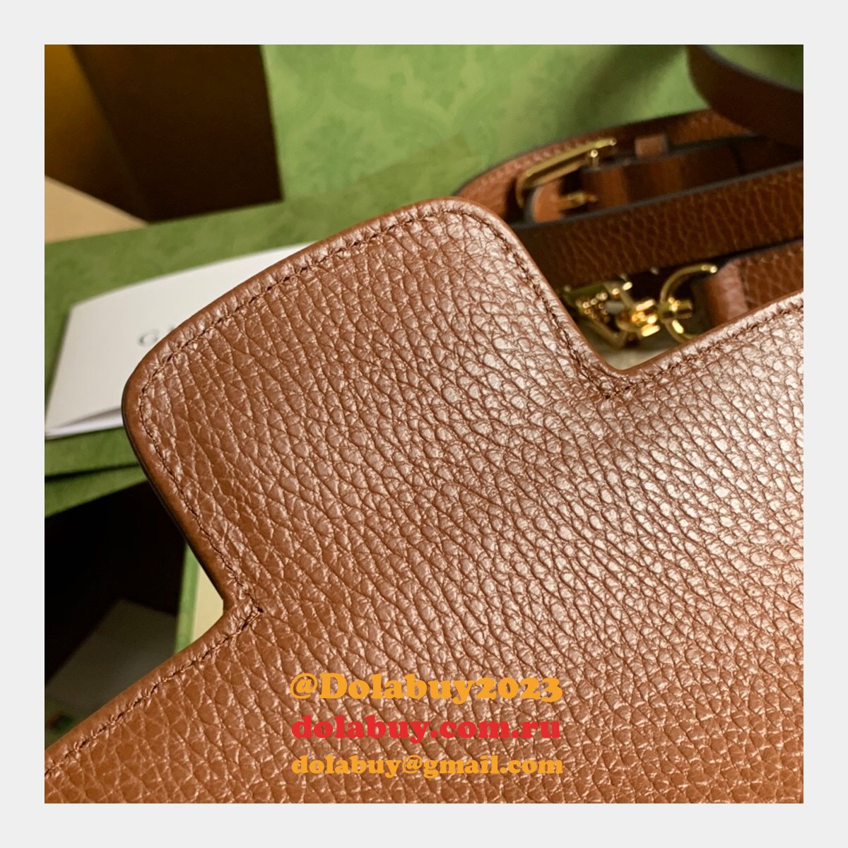 High Quality Gucci Replica Horsebit 1955 mini bag 658574 GG Supreme canvas