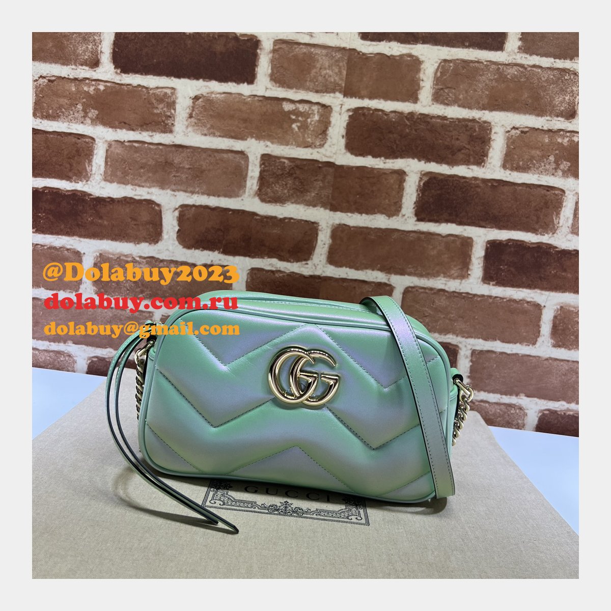 Gucci Replica GG Marmont 447632 Matelassé Shoulder Bag