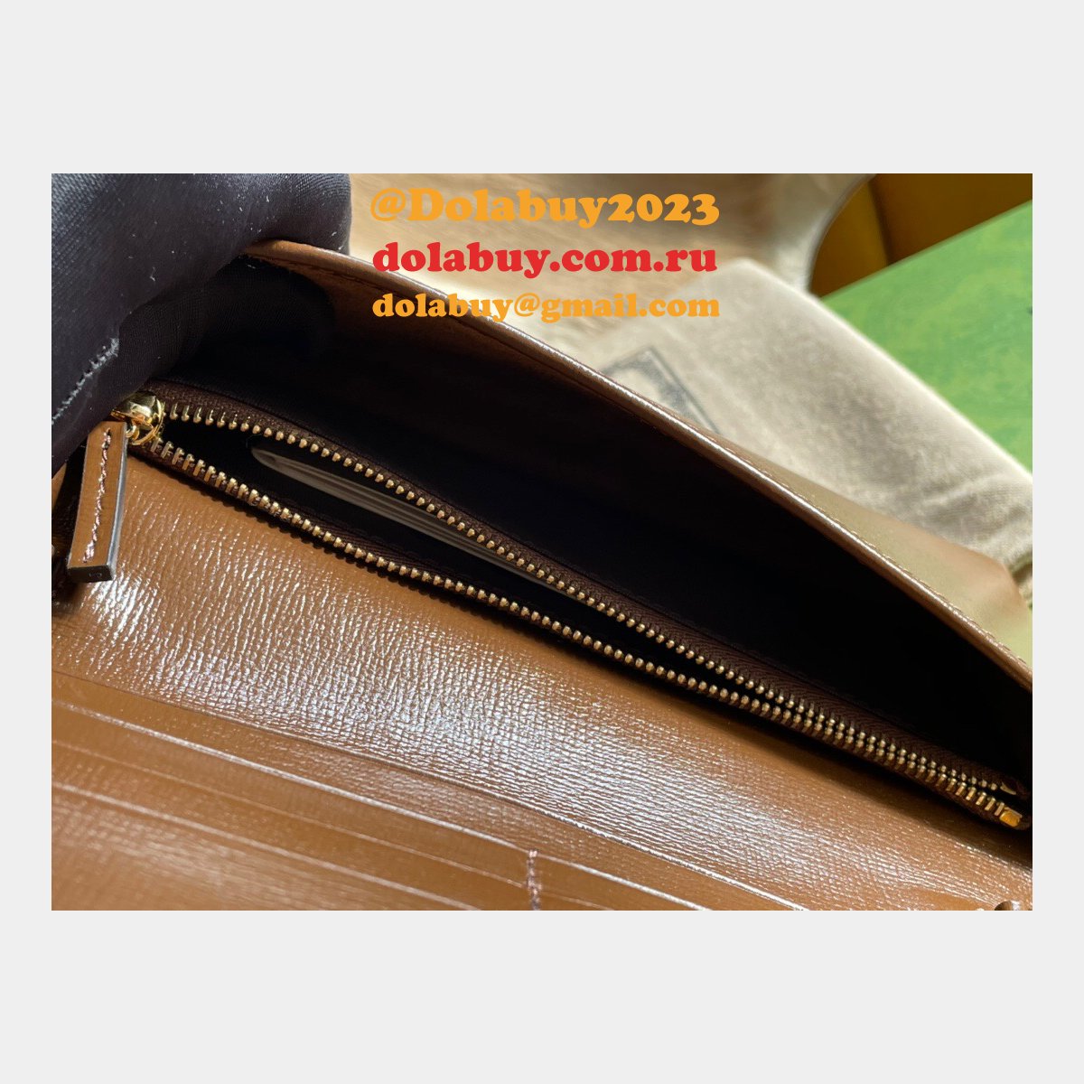 Designer Gucci Replicas Horsebit 1955 wallet with chain 621892 GG Supreme