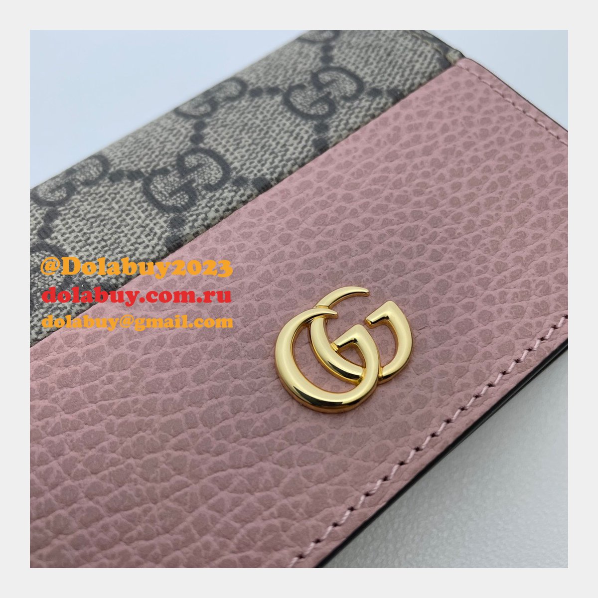 Gucci Replica Wallets Shop 658610 GG Marmont card case wallet