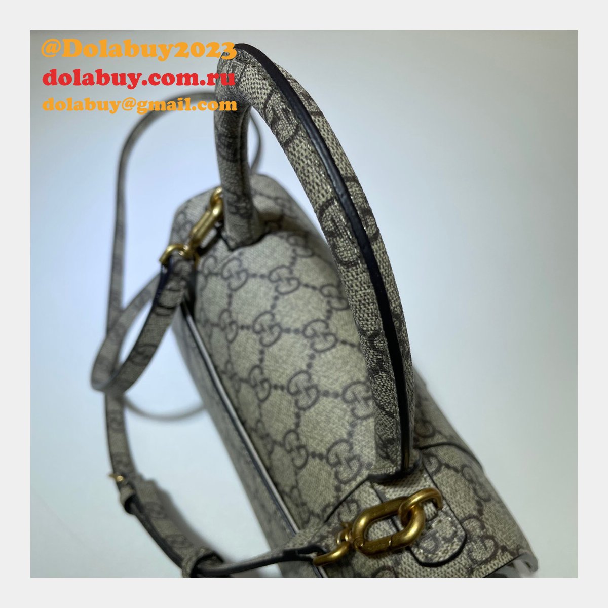 Gucci x Balenciaga Top Quality 658575 Replica Hourglass Small Top Handle Bag