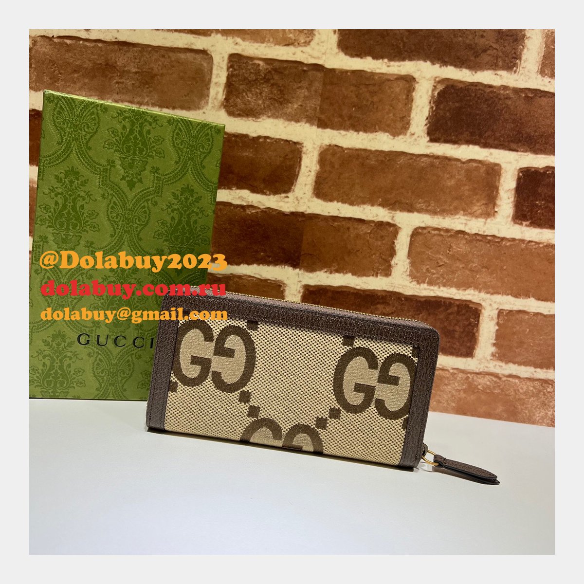 Knockoff Gucci High Quality Diana Diana Jumbo GG 658634 Wallet