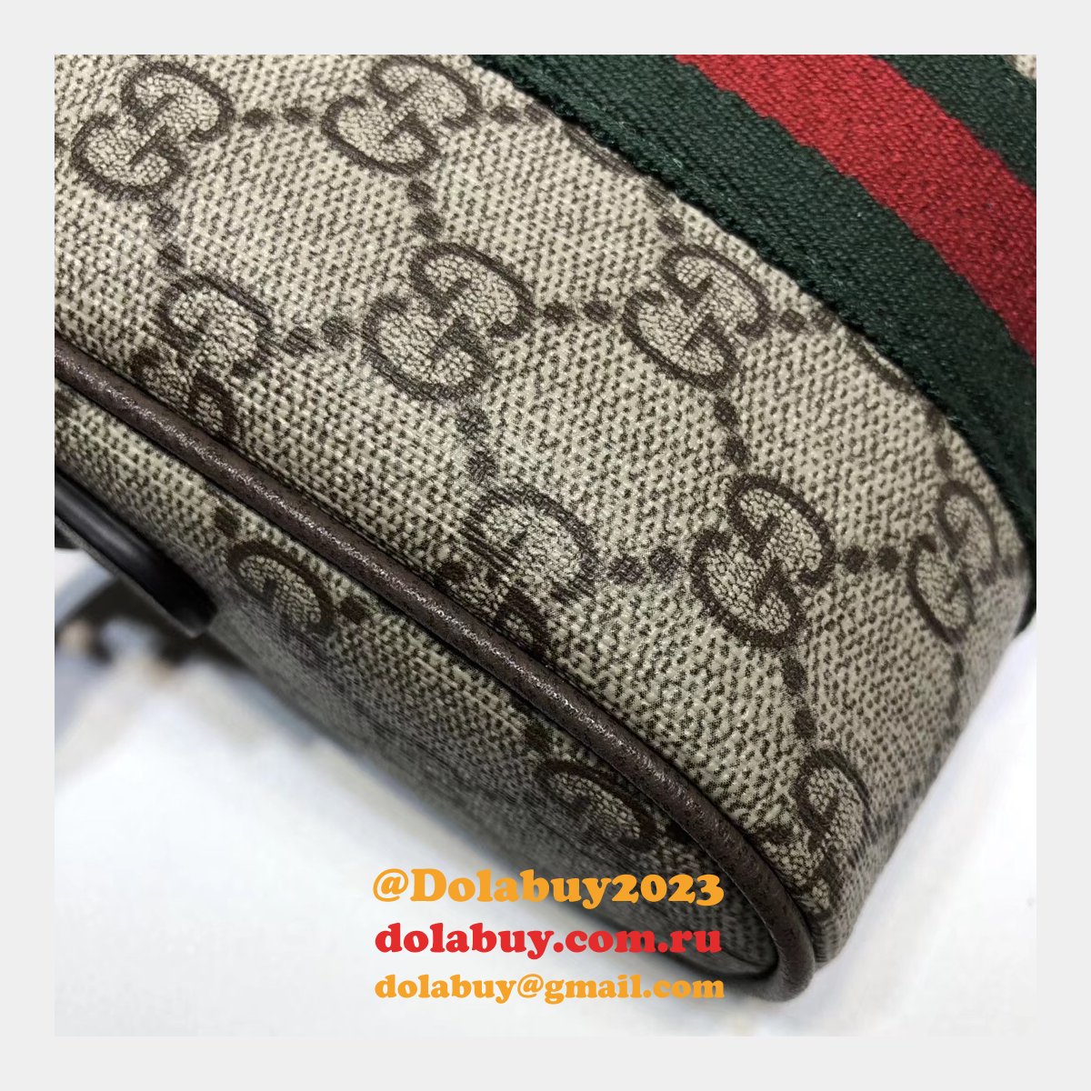 High Quality Gucci Replica GG Supreme Ophidia Shoulder 598127 Bag