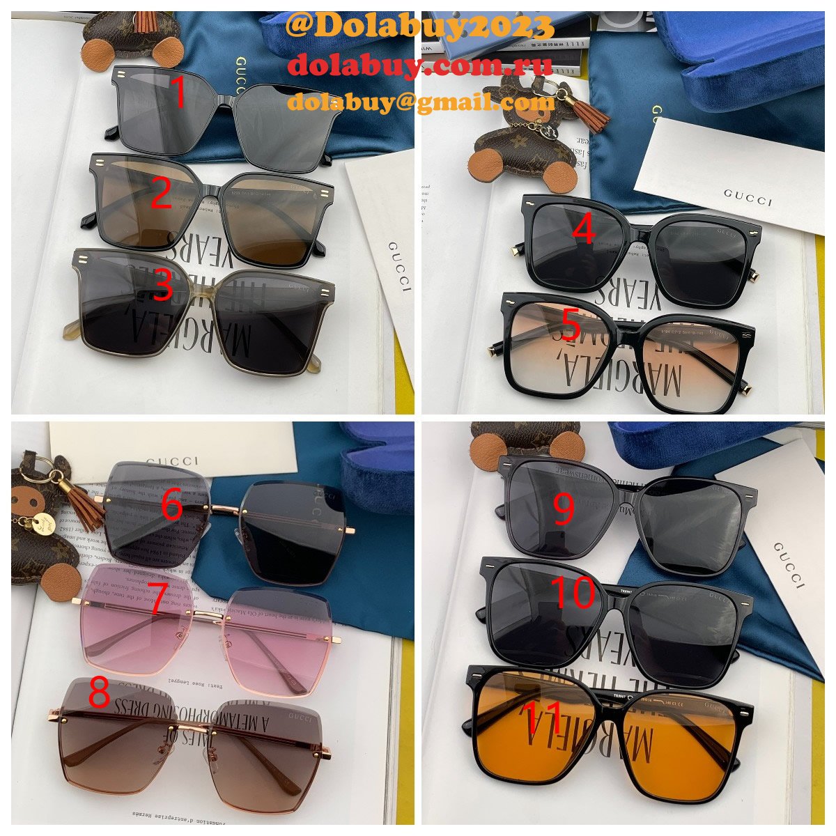 AAA Quality G7292/G4519/G7896/G3585 Replica Gucci Sunglasses Dolabuy Sale