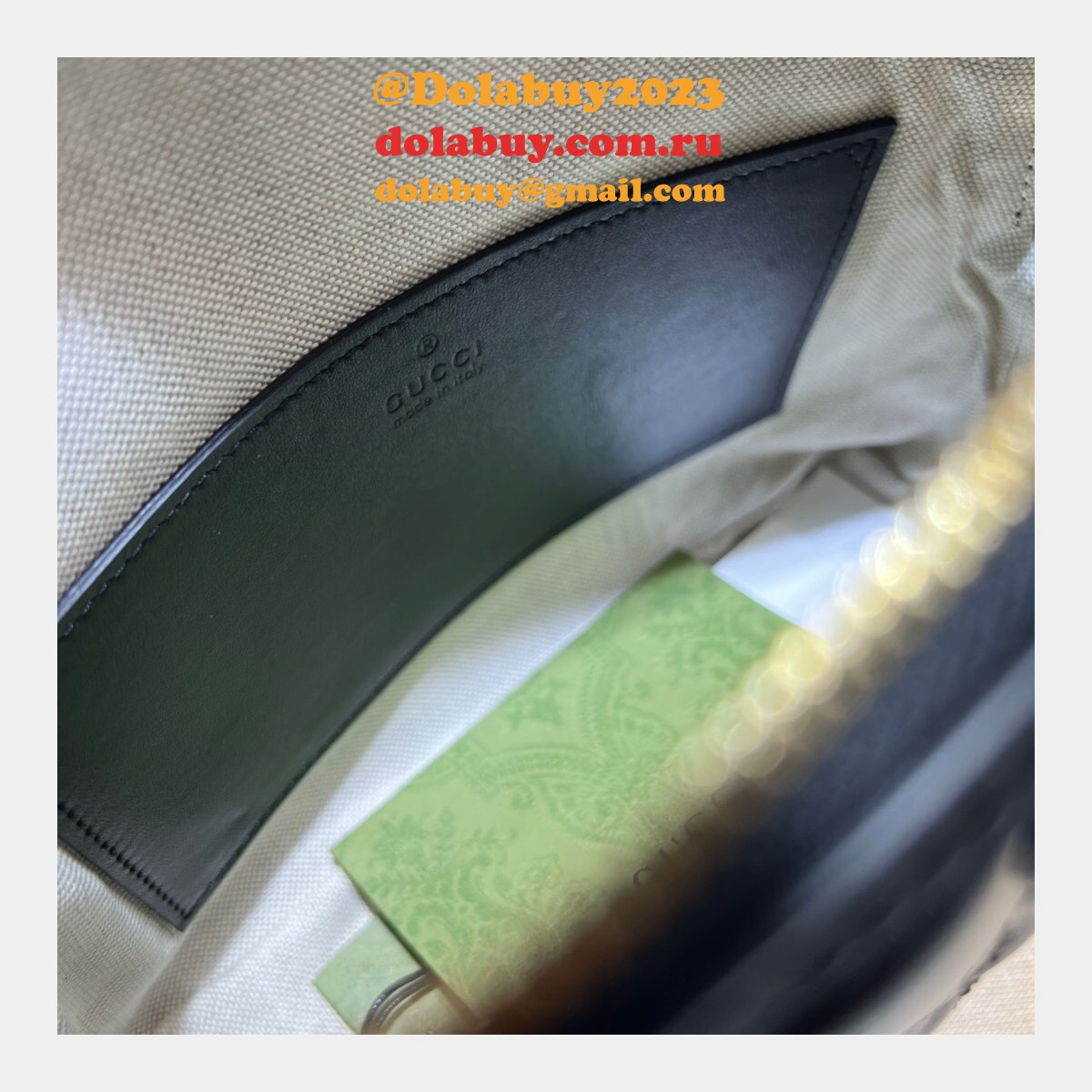 Gucci Luxury 702229 GG Matelassé Leather Shoulder Replica Bag