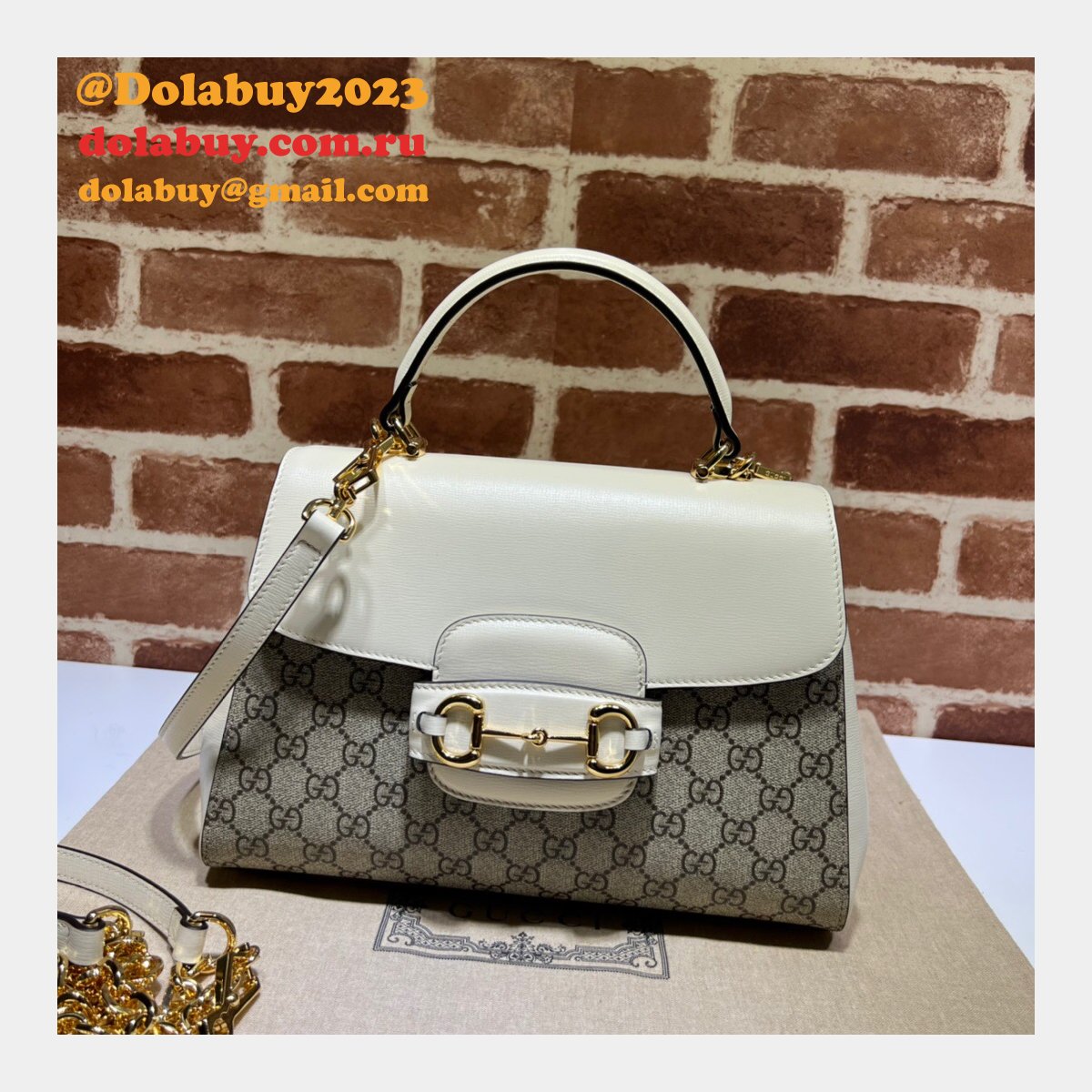 Replicas Gucci High-end Horsebit 1955 Top Handle 702049 Bags