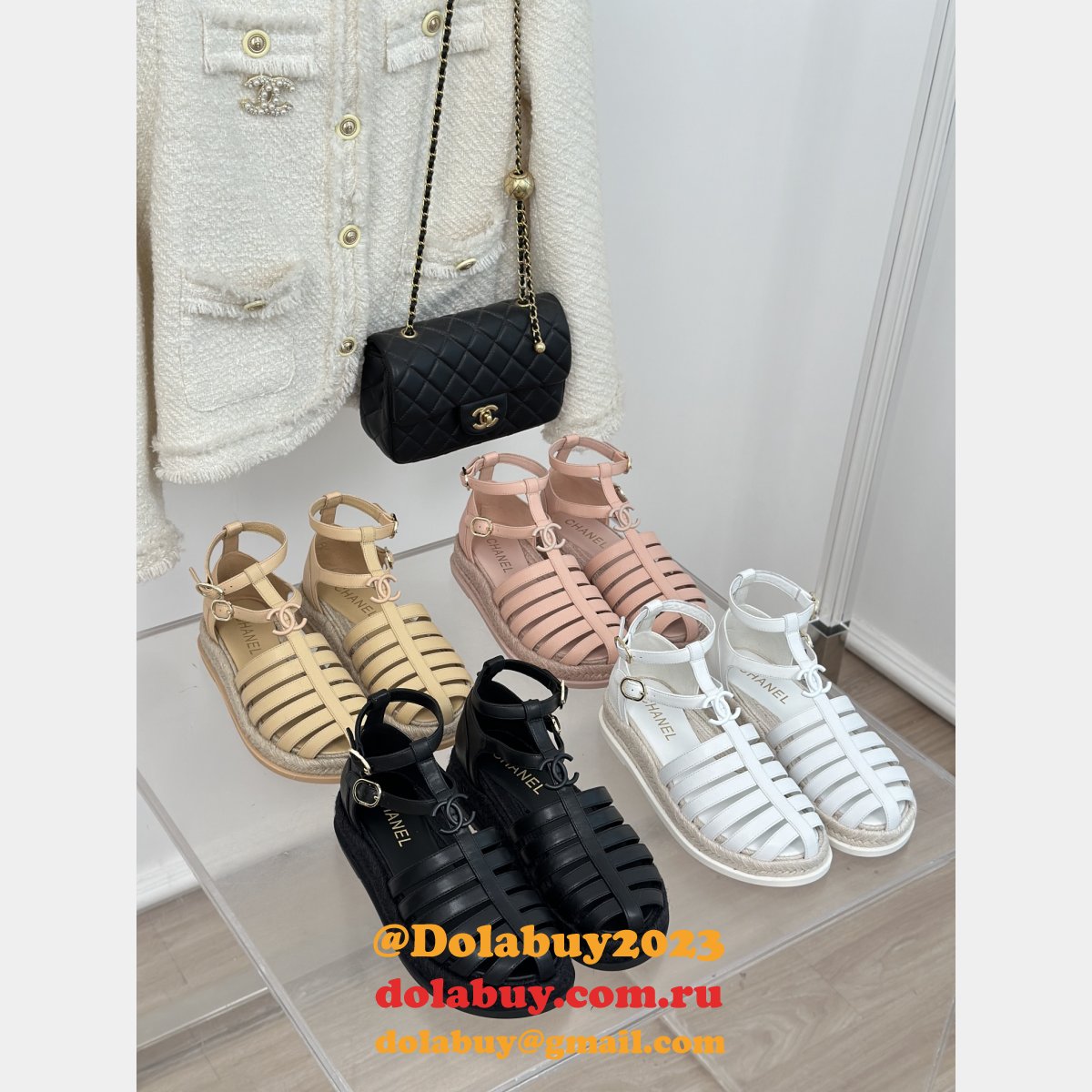 Replica Designer Fake Casual Style Elegant Sandals Shoes For Sale