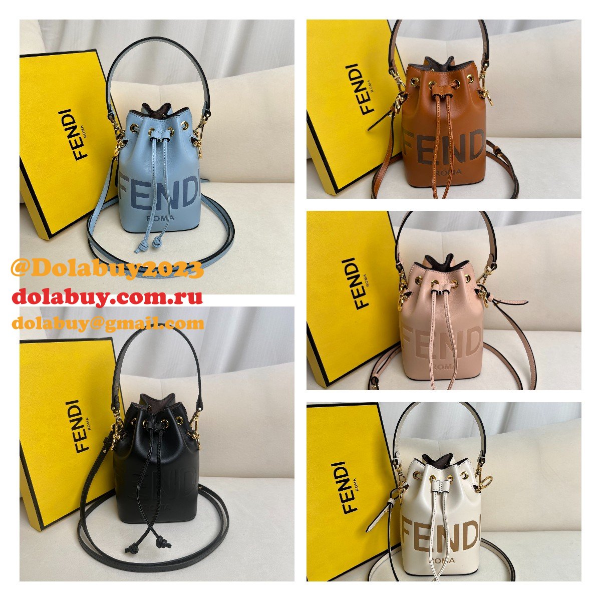 Wholesale fendi Mon Tresor small Bucket bag