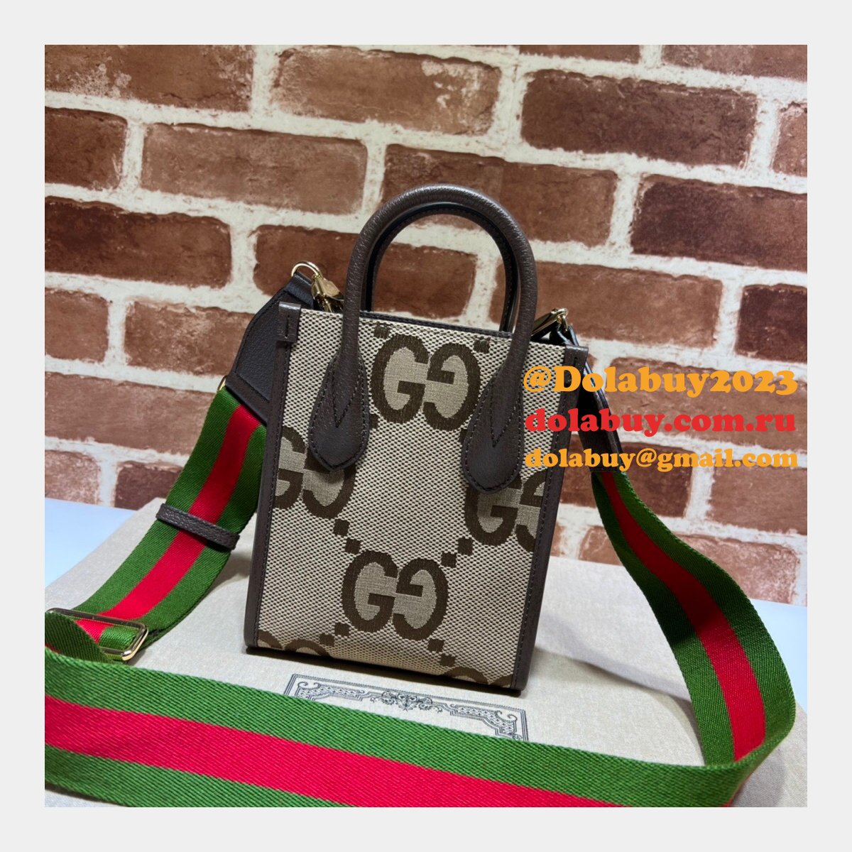 Gucci Dolabuy Buy Best 699406 Replica Jumbo GG mini tote bag
