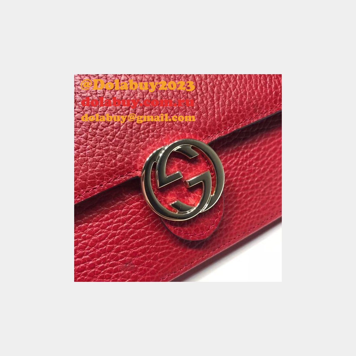 Cheap Gucci 510314 Leather Interlocking GG 510314 Crossbody