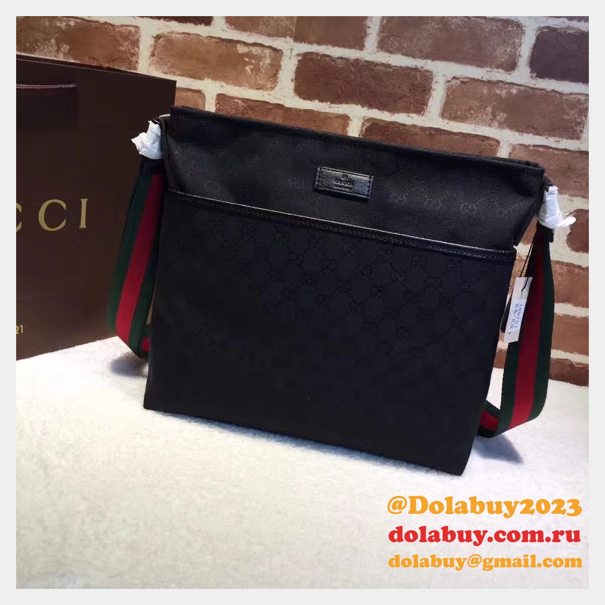 7 Star Gucci Cheap Crossbody 189751 Gg Canvas Messenger Bag