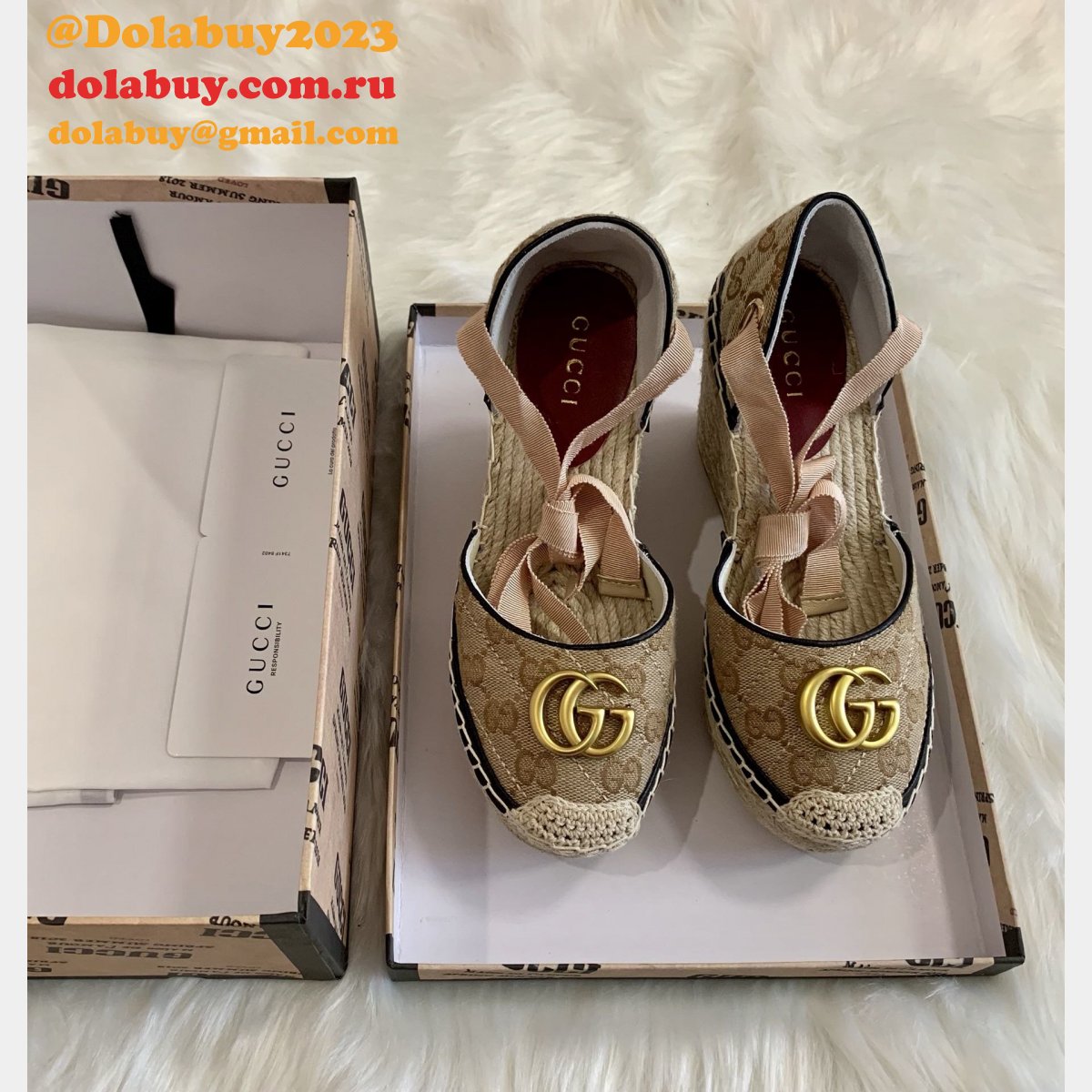 Cheap Gucci Wedge Sandals