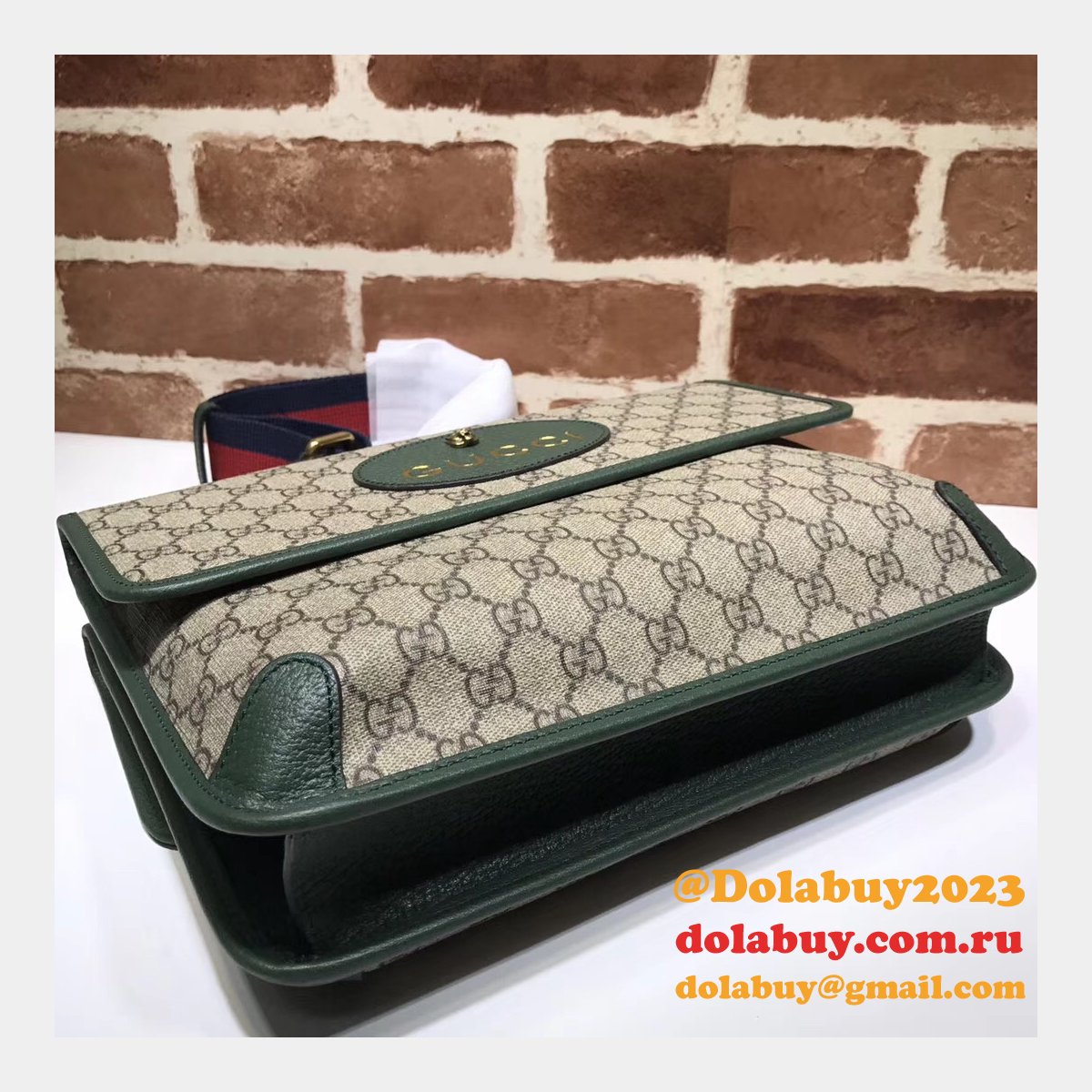 Gucci Best Top Quality GG Supreme messenger 495654 Bag