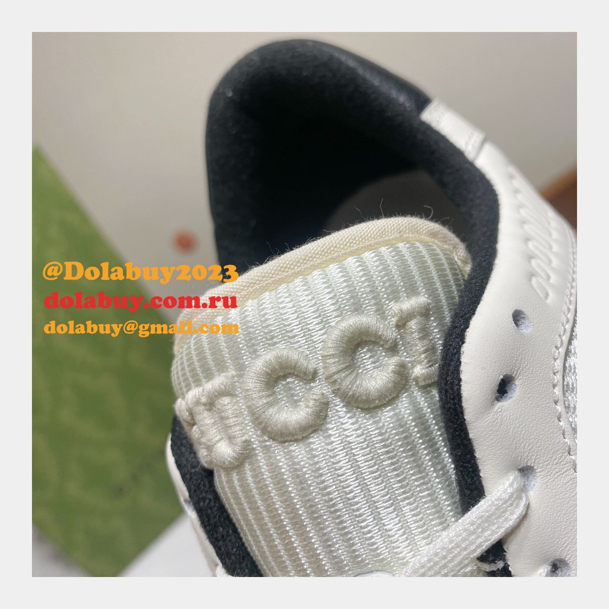 Gucci Replica Inspired Mac80 Leather Low-top Sneakers 1:1 Mirror Shoes
