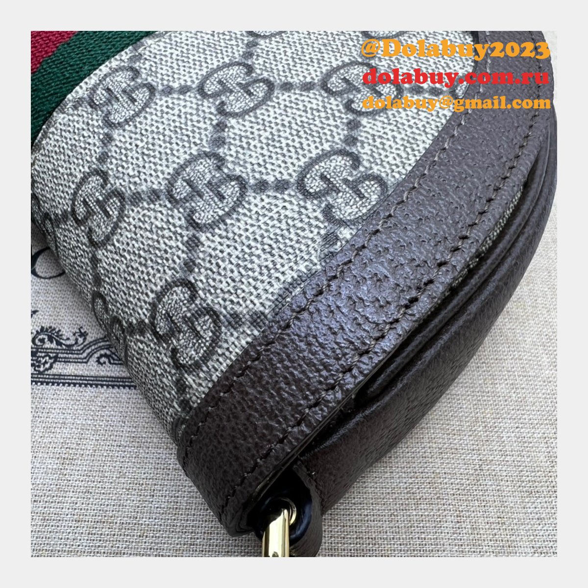 Gucci High Quality Ophidia 757309 GG shoulder Copy Bag