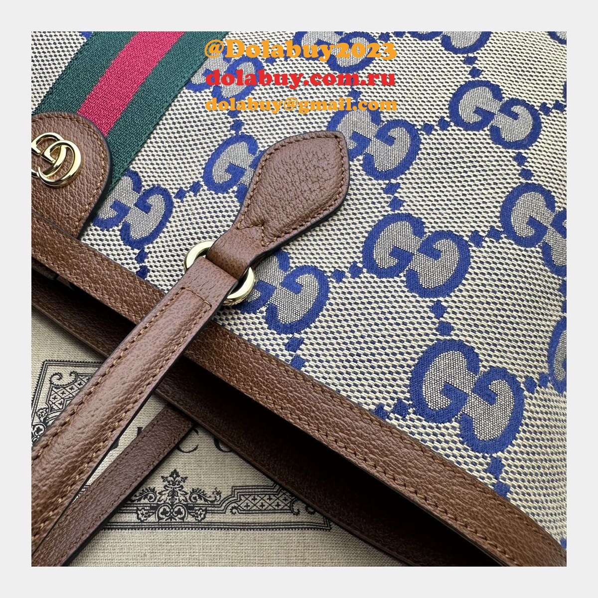 Ophidia Designer Gucci Replica GG 631685 Tote Bags