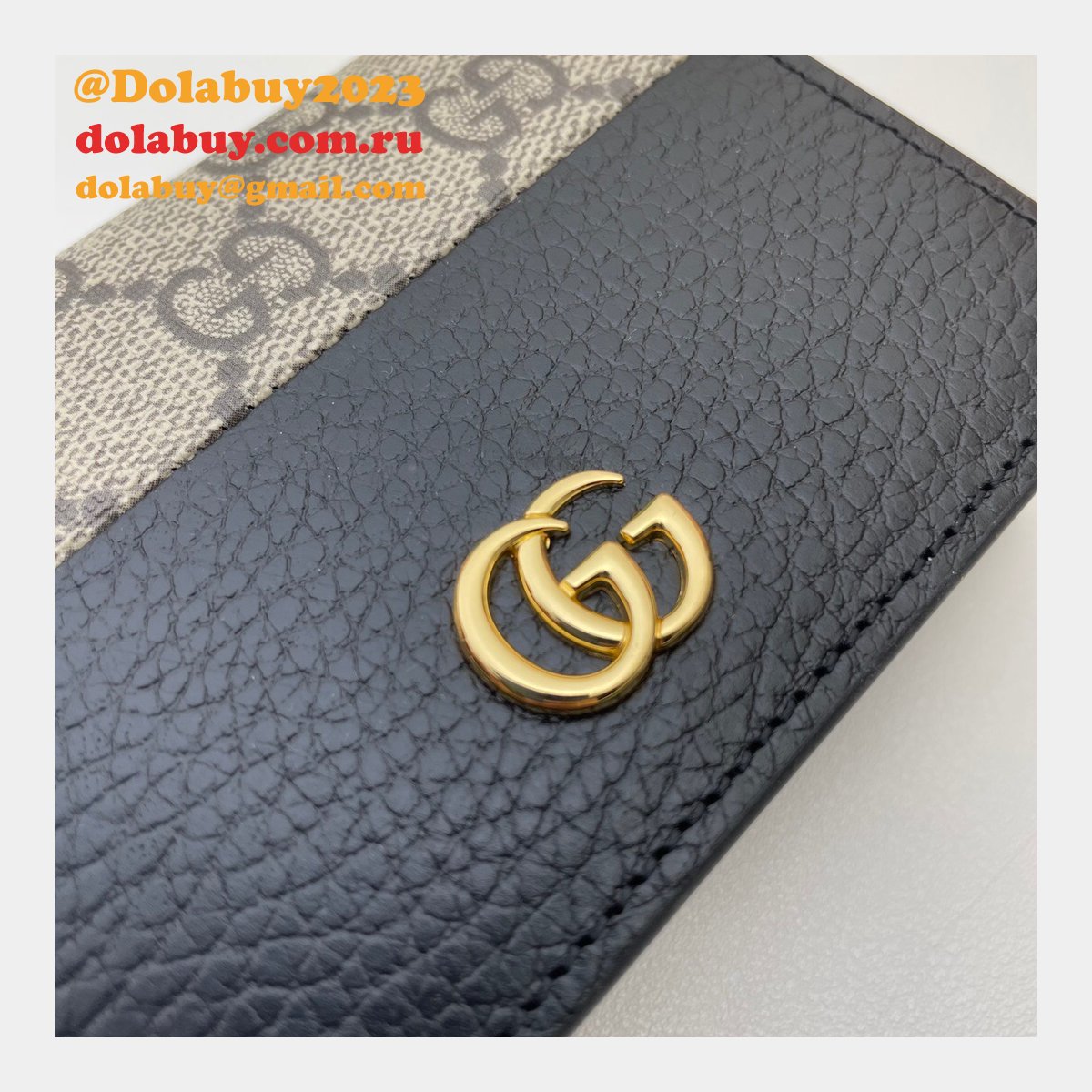 Gucci Replica Wallets Shop 658610 GG Marmont card case wallet