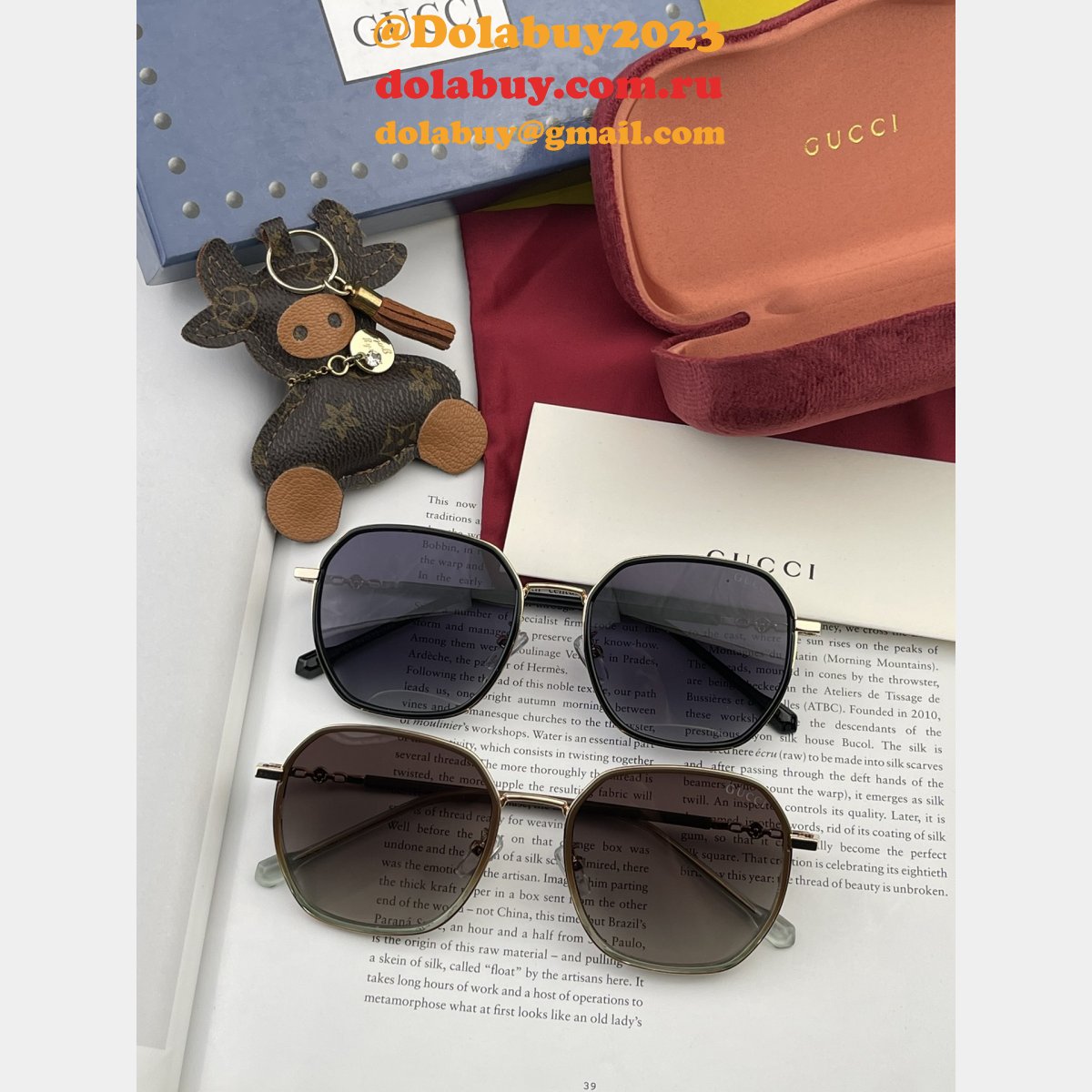 Wholesale gucci 9807/0242 /G6521/G3369 Perfect sunglasses